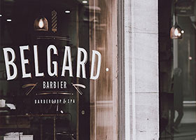 Belgard Window Graphics for Storefront
